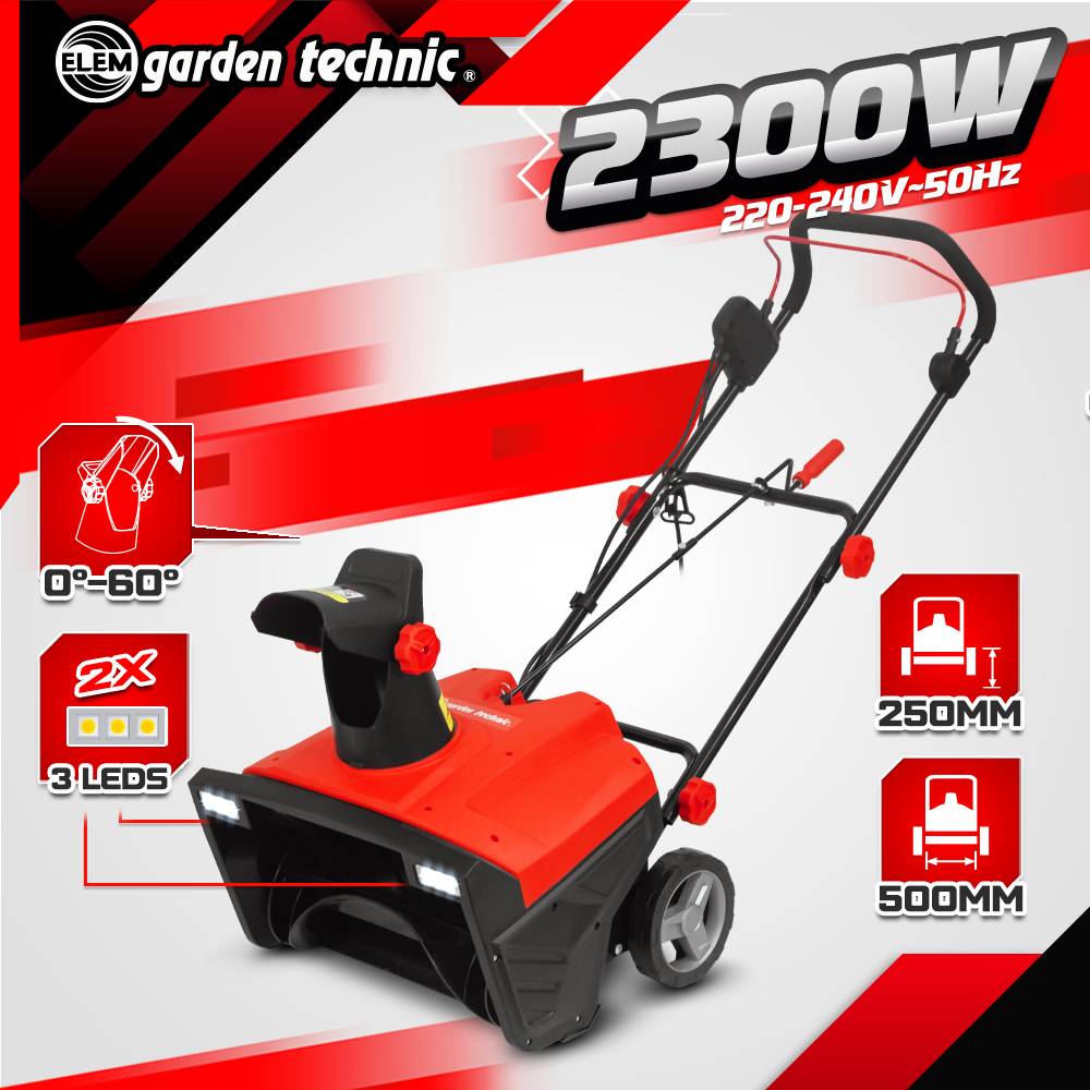 Elem Garden Technic - Déneigeuse électrique 2300 W - 50 cm - Elem Garden Technic - Image 2