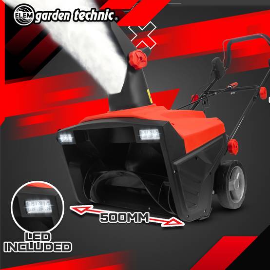 Elem Garden Technic - Déneigeuse électrique 2300 W - 50 cm - Elem Garden Technic - Image 3