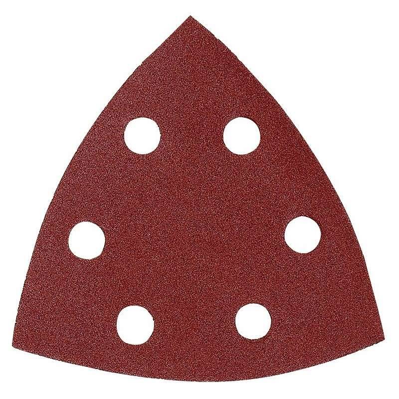 Makita - 10 feuilles triangulaires abrasives MAKITA 94 mm - taille Grain 80 - MAKITA ACCESSOIRES - Imagen 1