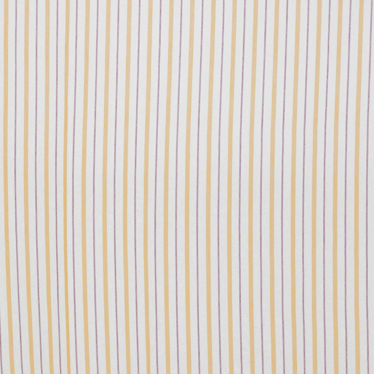 Voilage à œillets Cannelle et Violet aspect Lin avec rayures 140 x 240 cm - Imagen 3