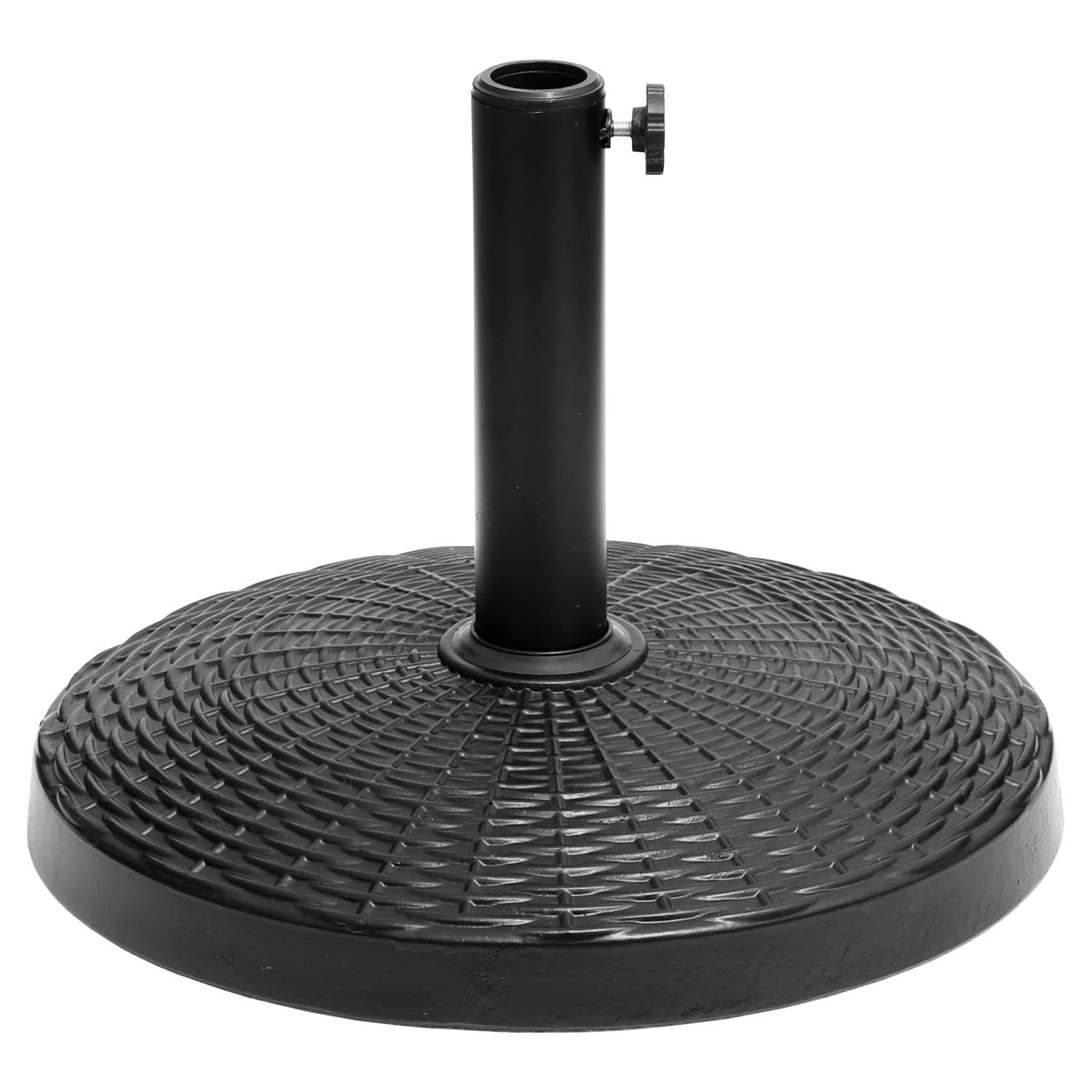 Pied de parasol droit QUIMPER noir - HAPPY GARDEN - Imagen 1