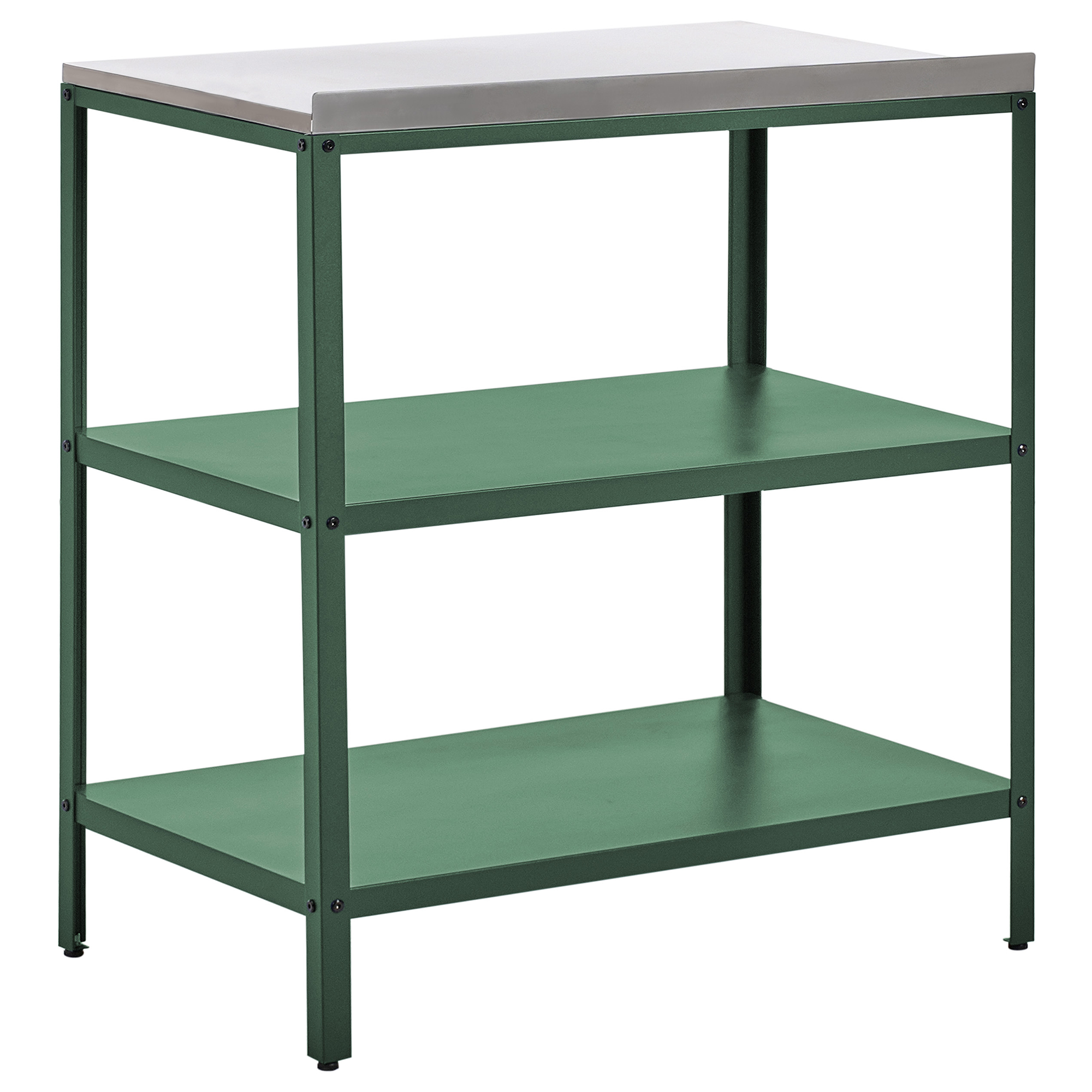 Beliani - Cuisine de jardin Acier Vert VILAMA - 90x80x50- Beliani - Image 10