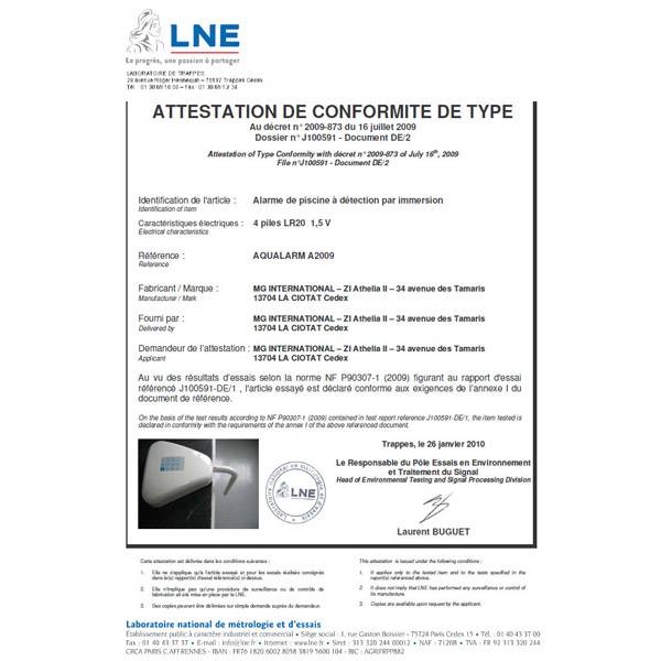 Alarme de piscine v2 avec clavier digital V2 Aqualarm - Image 3