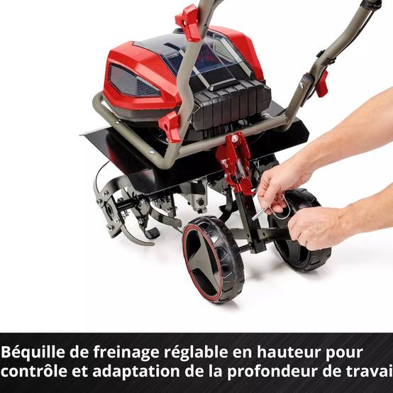 Einhell - Motoculteur sans fil – GP-CR 36/45 Li E BL-Solo - 36 V - largeur 45 cm - moteur Brushless - Image 7
