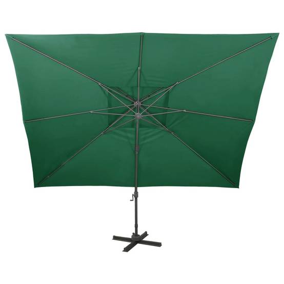 PANGIVO - Parasol déporté aluminium vert 400 x 300 x 274 cm - PANGIVO - Image 3