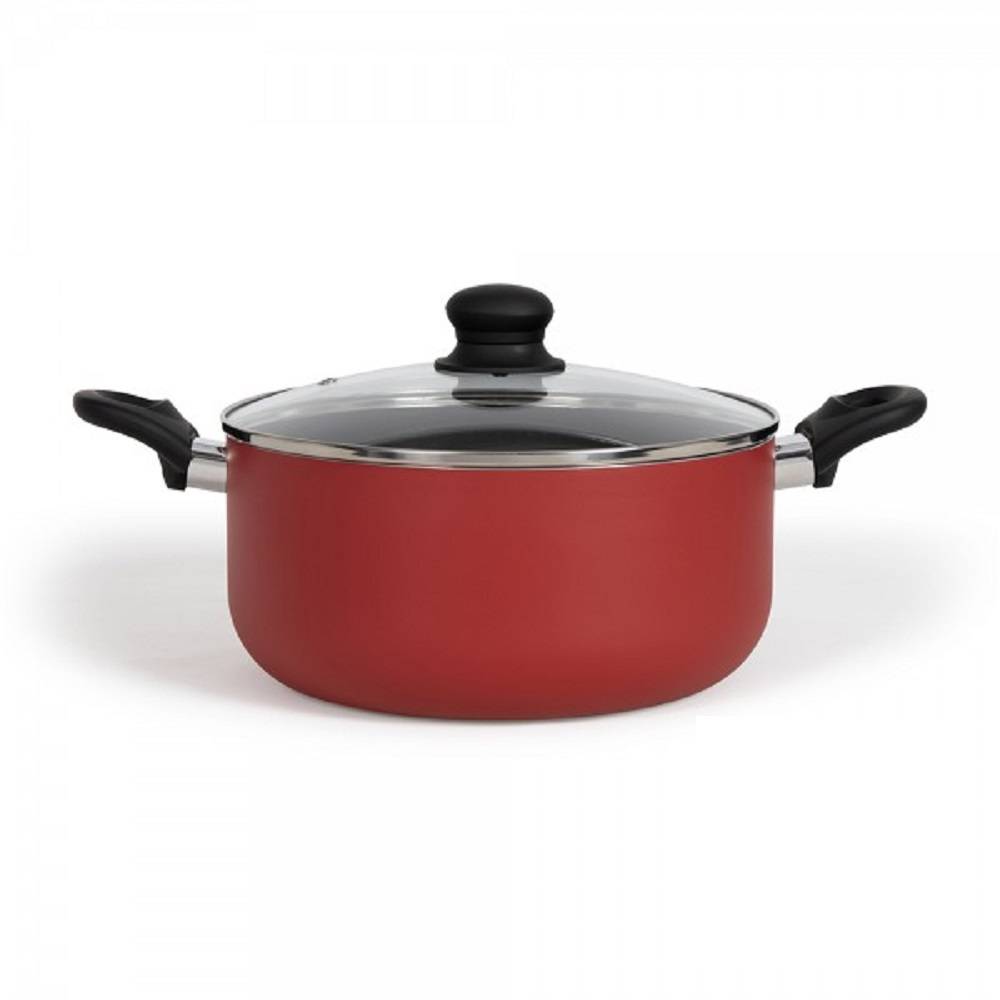 Livoo - Faitout aluminium 28cm avec couvercle MEP151R Livoo - Imagen 2