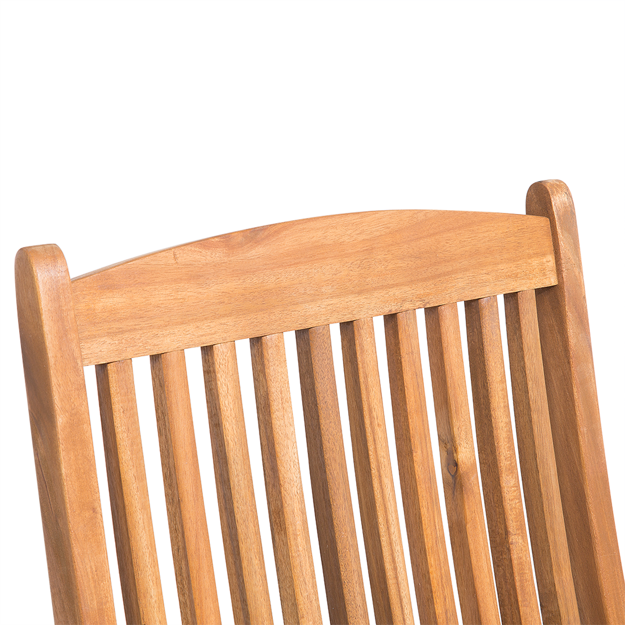 Beliani - Lot 2 Chaises de Jardin Pliables en Bois d'Acacia avec Coussins d'Assise Gris Foncés Confort et Design pour Terrasse au Style Campagne Beliani - Imagen 7