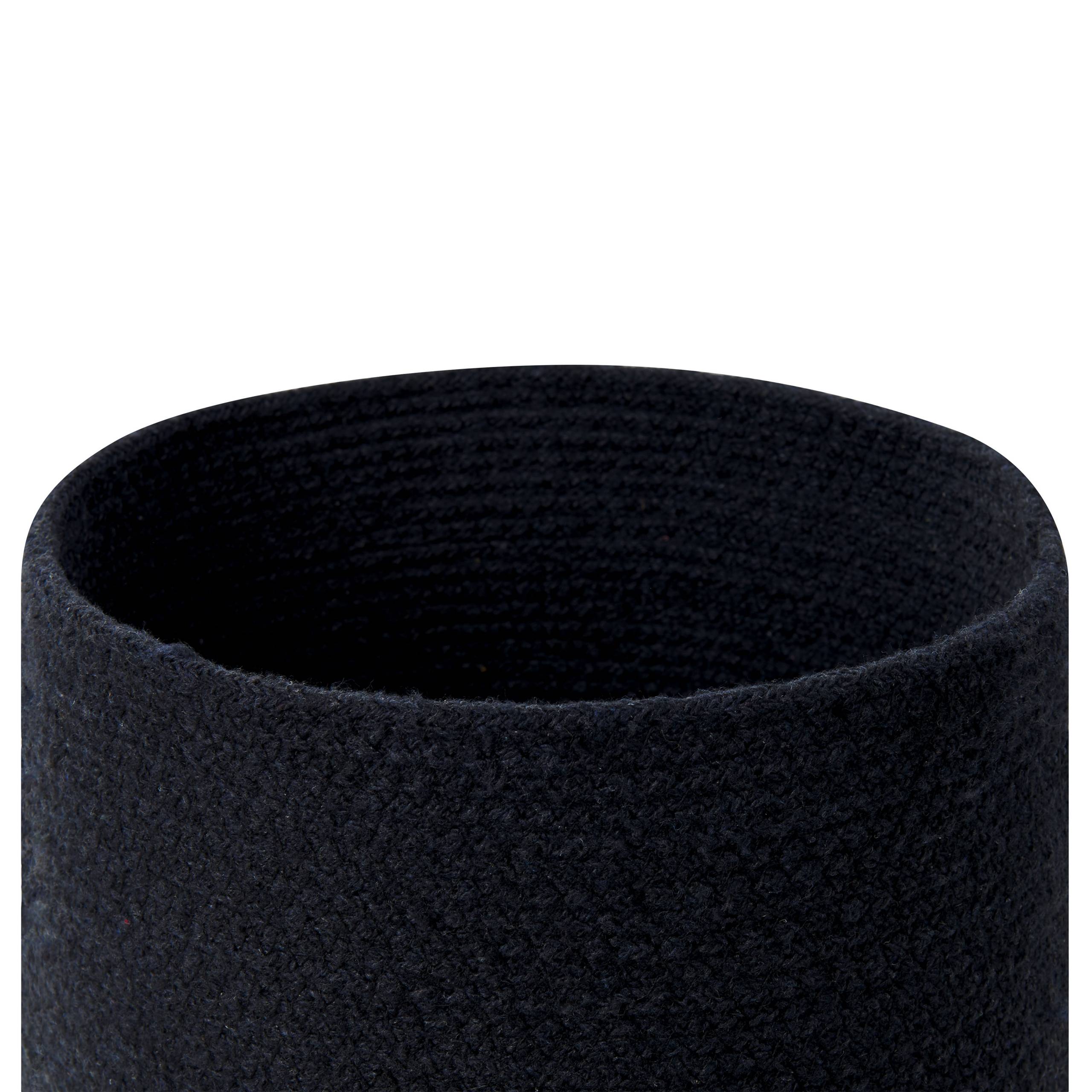 Beliani - Corbeille Coton Noir BASIMA - Beliani - Imagen 5