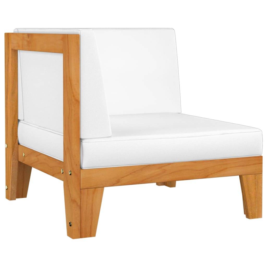 Helloshop26 - Salon de jardin meuble d'extérieur ensemble de mobilier 12 pièces avec coussins bois d'acacia solide - Imagen 3