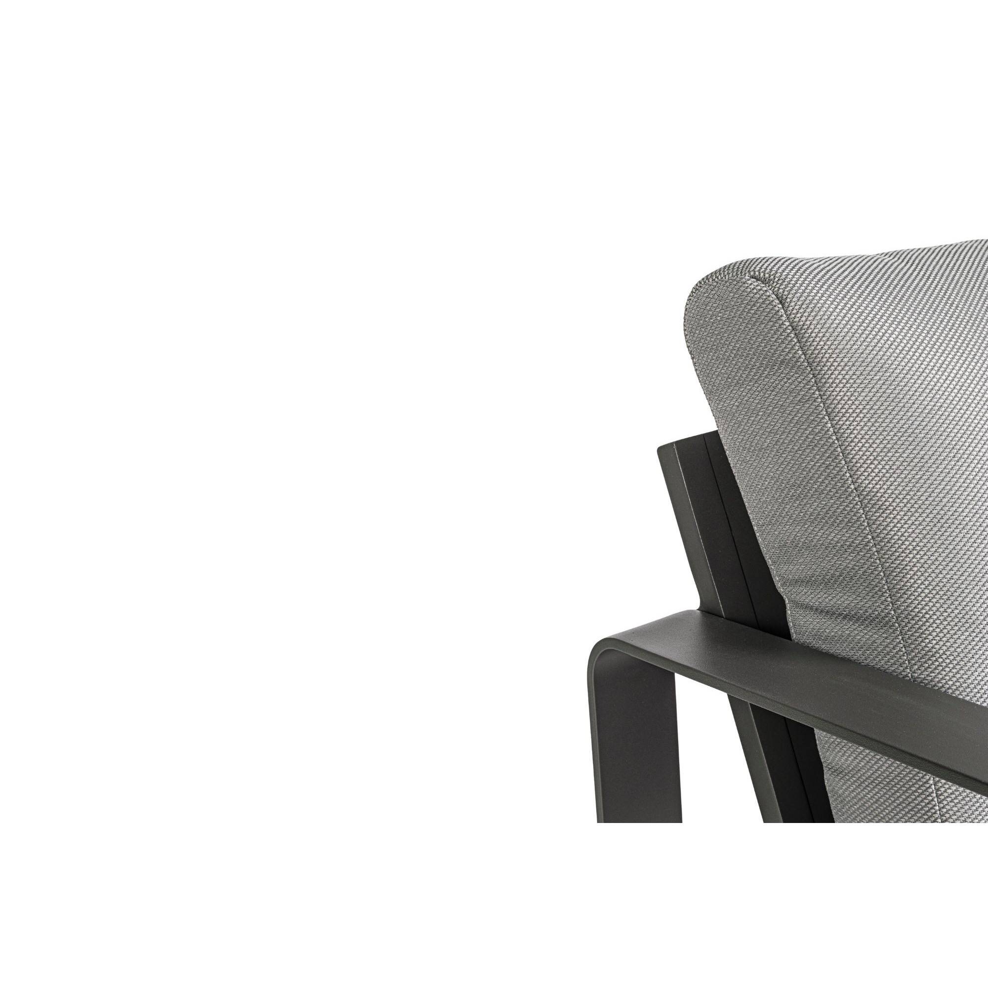 Autre - Fauteuil de jardin en aluminium et tissu (lot de 2) - ETRETAT - Imagen 7