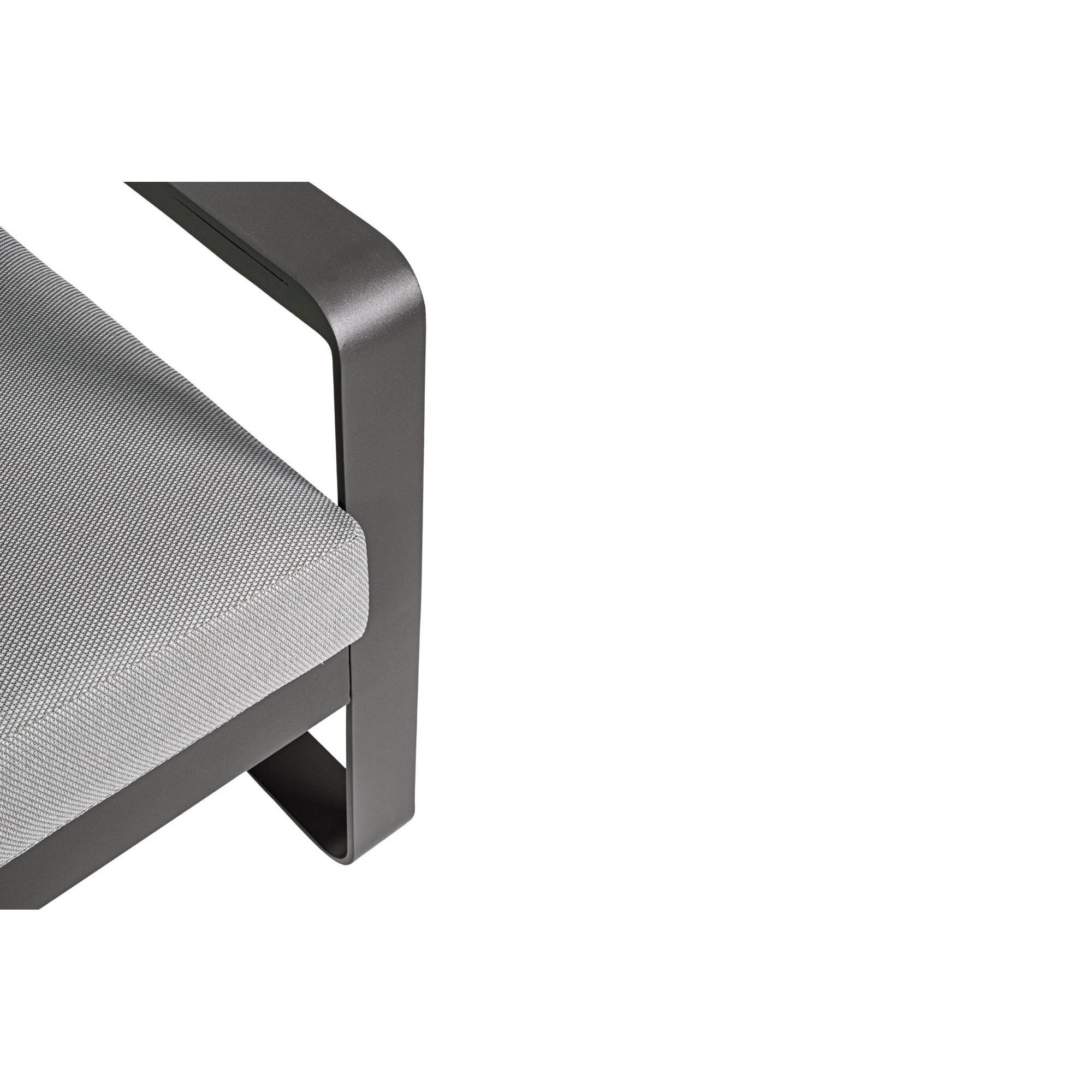 Autre - Fauteuil de jardin en aluminium et tissu (lot de 2) - ETRETAT - Imagen 8