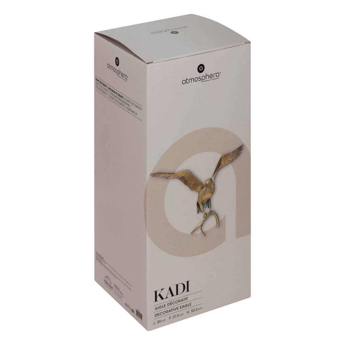 Atmosphera - Aigle Kadi H.52,5cm métal - Atmosphera Créateur d'intérieur - Imagen 3