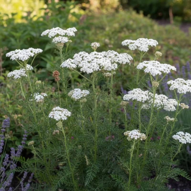 Achillée Noble à fleurs Blanche/ - feuillage Caduc - Godet - 5/20 cm - Imagen 1