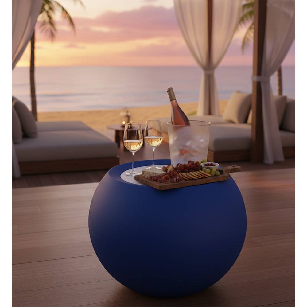 Plast'Up Rotomoulage - Table de jardin ronde querida hauteur 70 cm - plast'up rotomoulage - Imagen 4