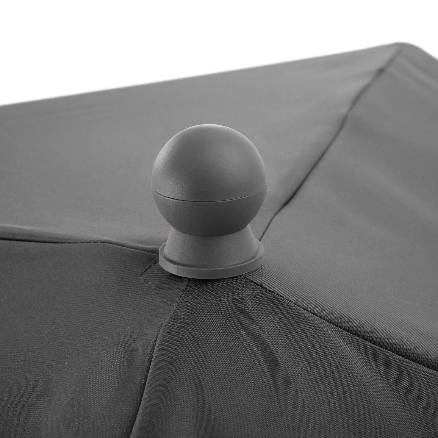 Helloshop26 - Parasol 200 x 125 cm meuble jardin gris - Imagen 6