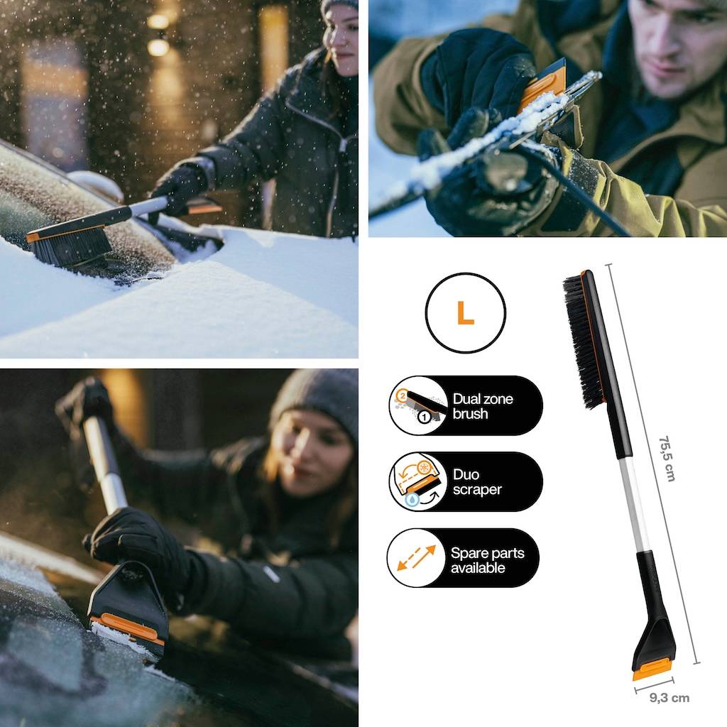 Fiskars - Brosse à neige - Plus 76 cm - grattoir à glace voiture - Image 4