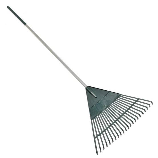 Balai à gazon en plastique - Balai à feuilles - Image 1