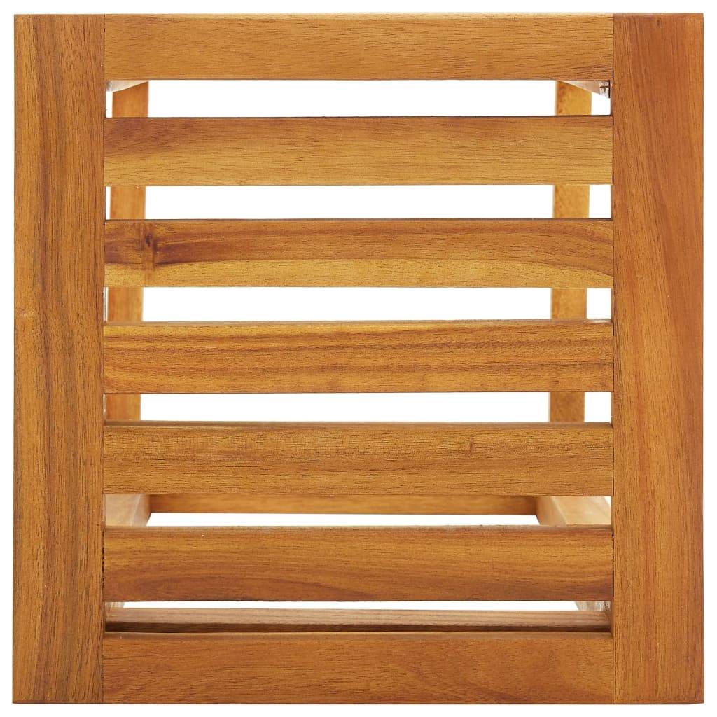 Helloshop26 - Ensemble de bar de balcon 3 pièces bois d'acacia solide - Imagen 7