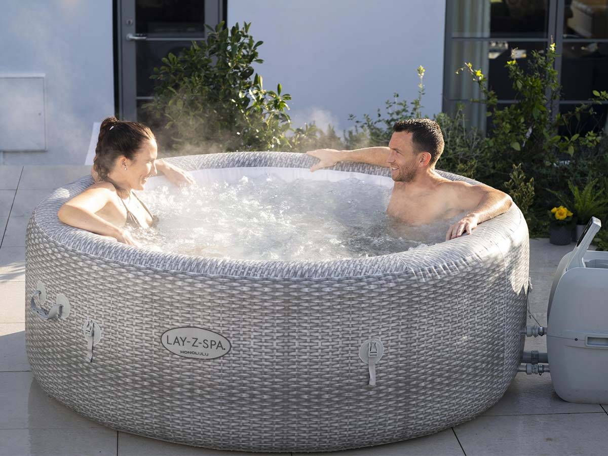 Bestway - Spa gonflable Lay-Z-Spa Honolulu rond Airjet 4/6 places - Bestway - Image 2