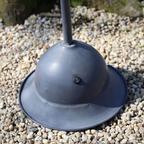 Lampadaire luminaire salon industriel rétro sur pied LED métal gris 140cm Chemin de campagne - Imagen 4