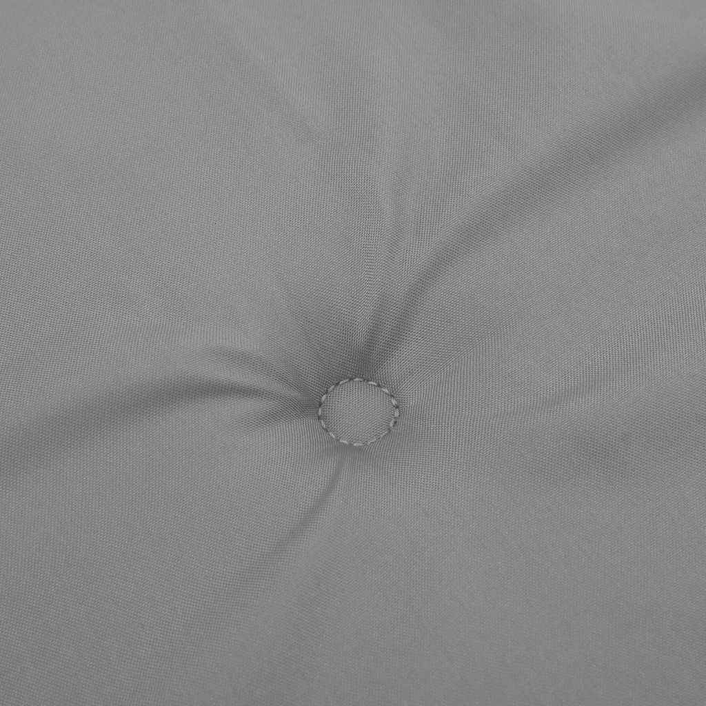 Coussins de chaise à dossier haut tissu oxford gris 120 x 50 x 3 cm - PANGIVO - Image 8