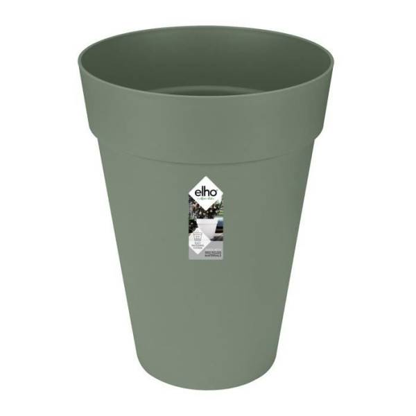 ELHO Loft Urban Pot de fleurs rond Haut 35 - Vert - Ø 34 x H 45 cm - extérieur - 100% recyclé - Imagen 1