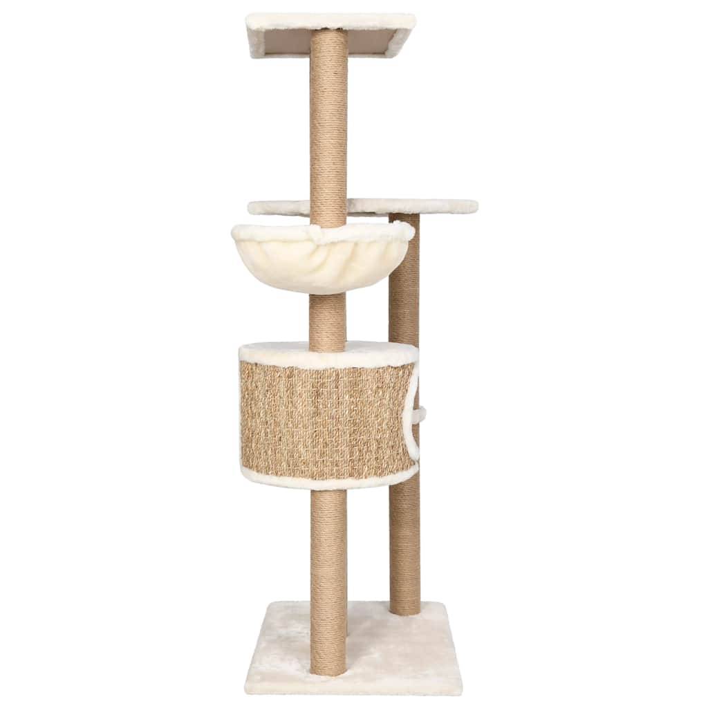 Arbre à chat, Tour à chat avec griffoirs 126 cm Herbiers marins MP48 - Image 4