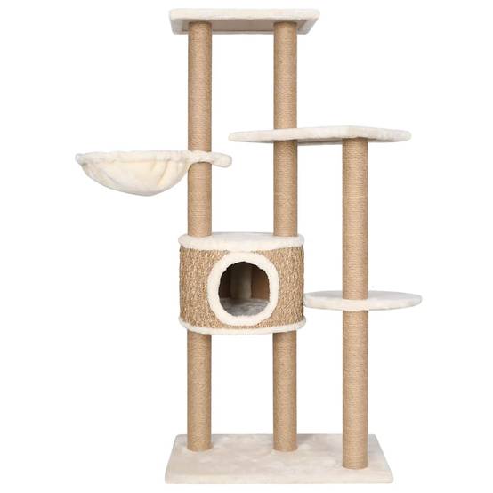 Arbre à chat, Tour à chat avec griffoirs 126 cm Herbiers marins MP48 - Image 3