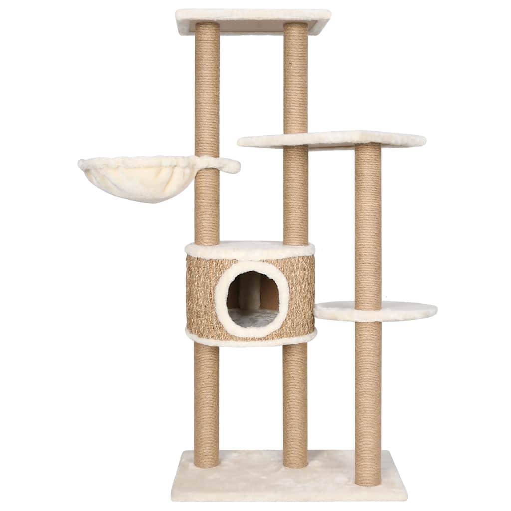 Arbre à chat, Tour à chat avec griffoirs 126 cm Herbiers marins MP48 - Image 3