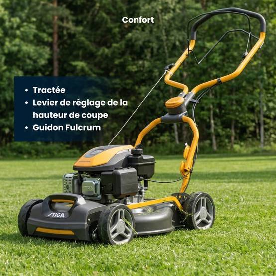 Stiga - Tondeuse MULTICLIP 747 SD, 139cc, largeur 45 cm, roues motrices avant - STIGA - Image 6