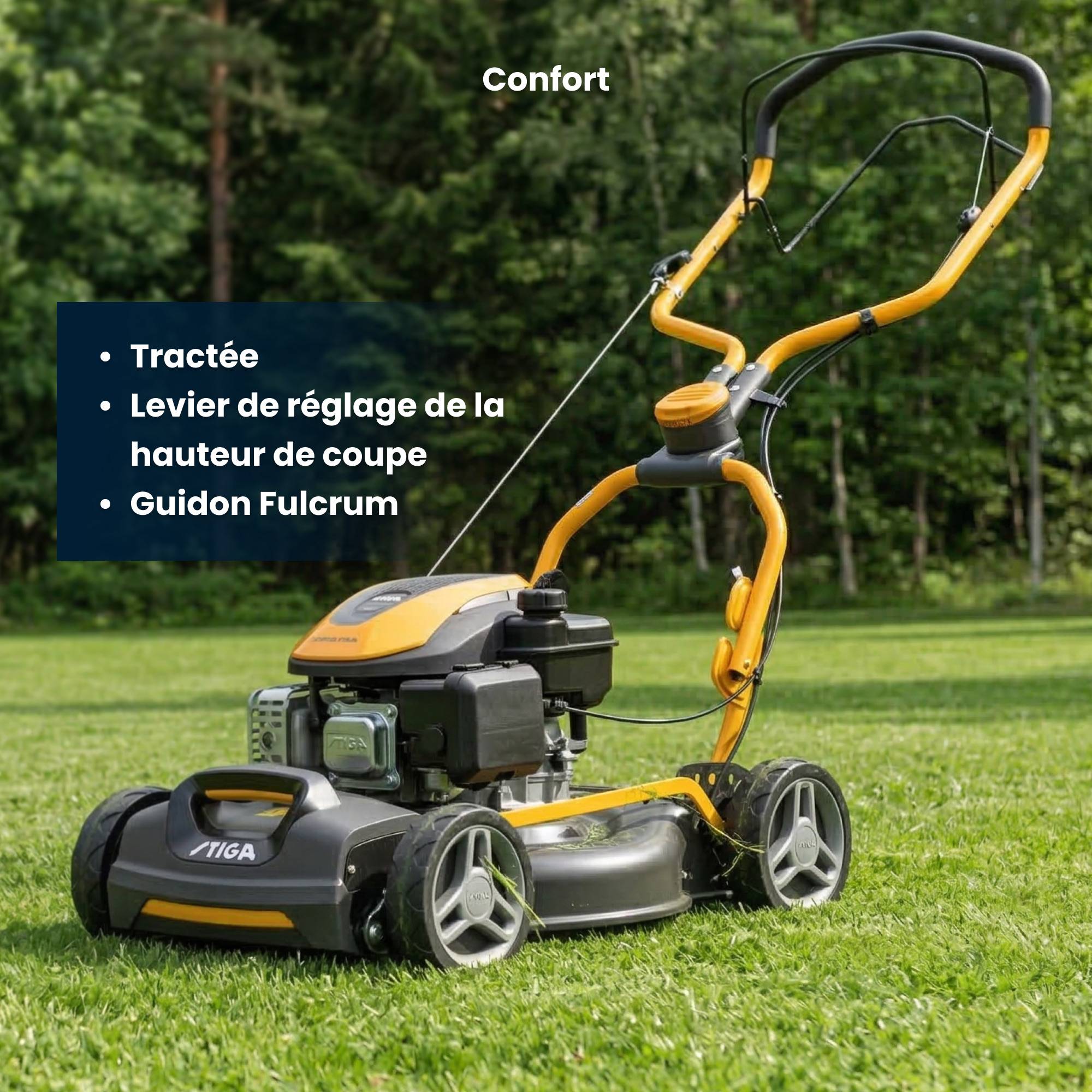 Stiga - Tondeuse MULTICLIP 747 SD, 139cc, largeur 45 cm, roues motrices avant - STIGA - Image 6