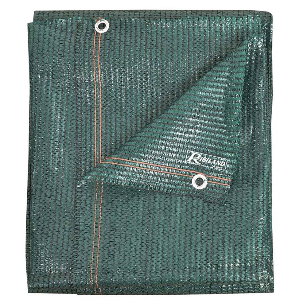 Ribimex - Brise-vue 1.5x10 m 90 gr/m2 vert occultation 60%