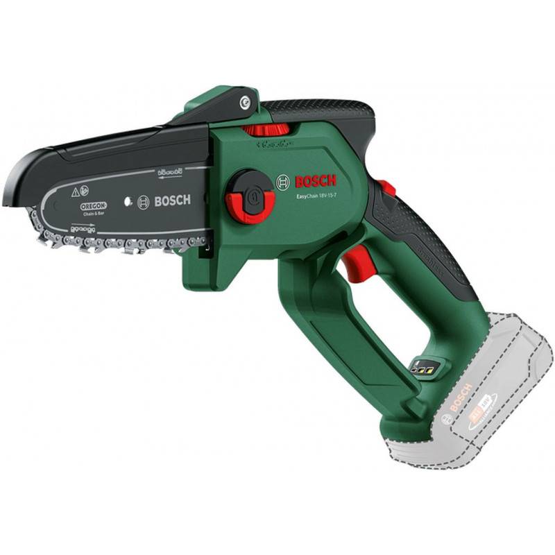 Bosch - EasyChain 18V-15-7 Tronçonneuse a chaîne sans fil - BOSCH VERT - sans batterie , ni chargeur - 06008B8901