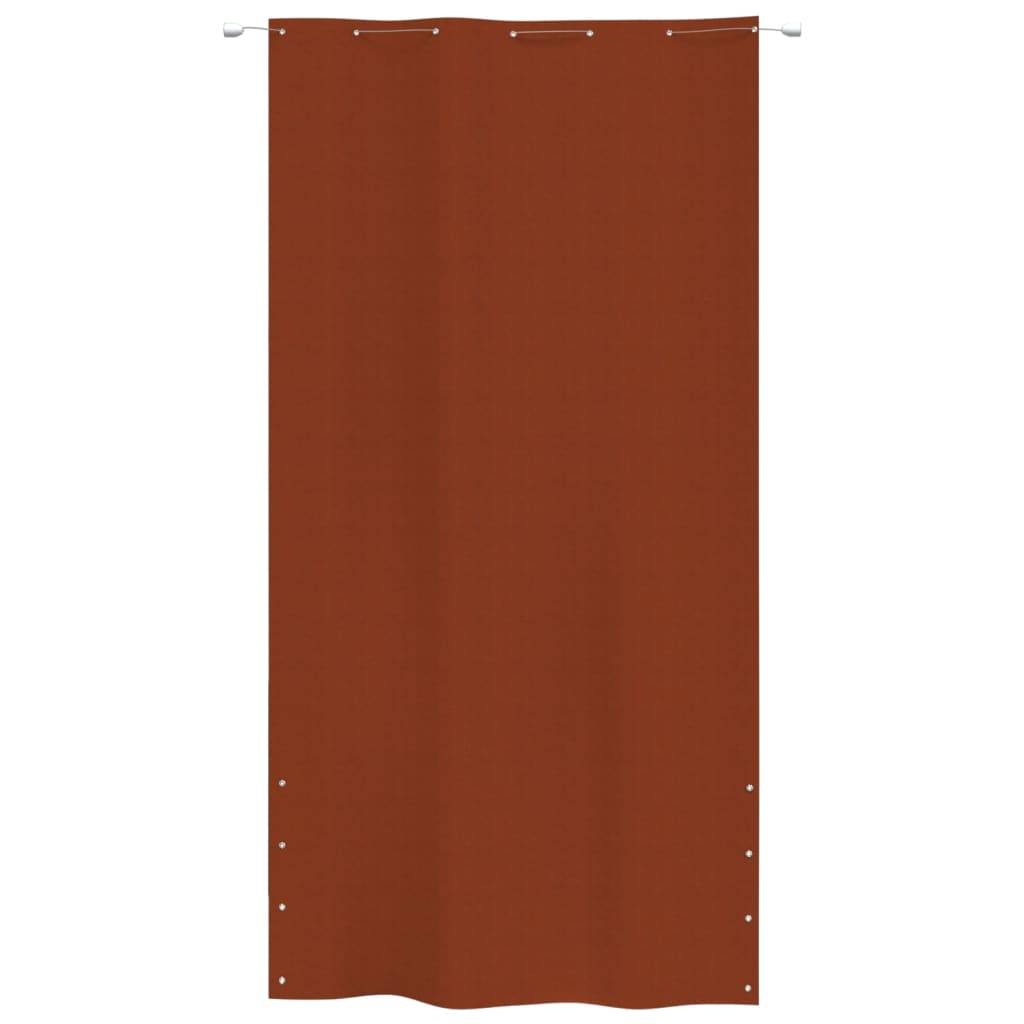 Helloshop26 - Écran de balcon brise pare vue protection confidentialité 140 x 240 cm tissu oxford terre cuite - Imagen 2
