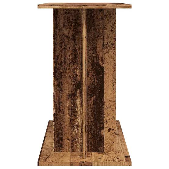Meuble pour Aquarium Bois avec Rangement 3 Niveaux 80x35x60 cm Bois Ancien - ComfortXL Outdoor Living - Image 5