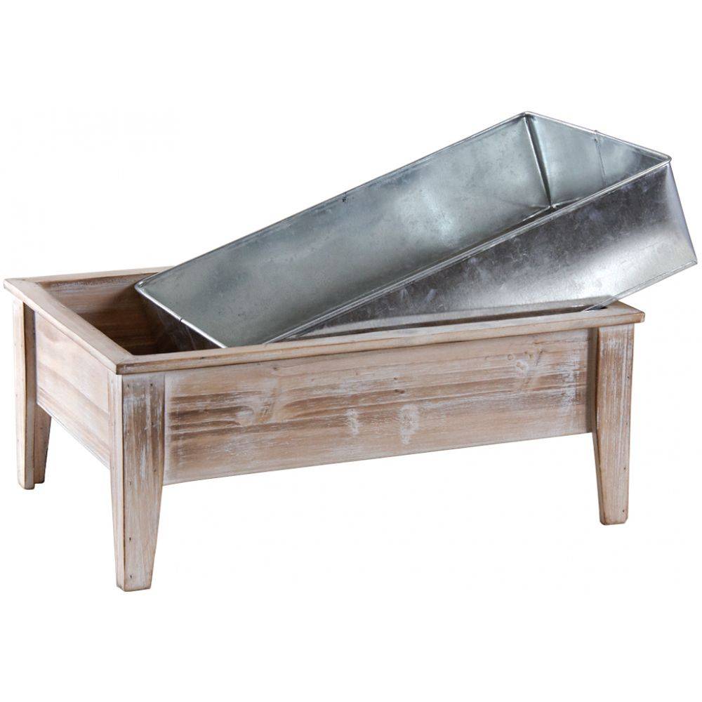 Aubry Gaspard - Carré potager en bois et galva 40 cm x 28 cm - Aubry Gaspard - Imagen 2