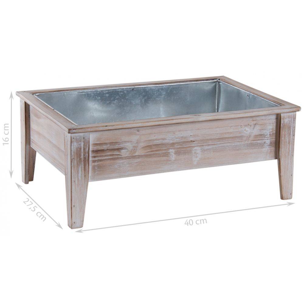 Aubry Gaspard - Carré potager en bois et galva 40 cm x 28 cm - Aubry Gaspard - Imagen 3