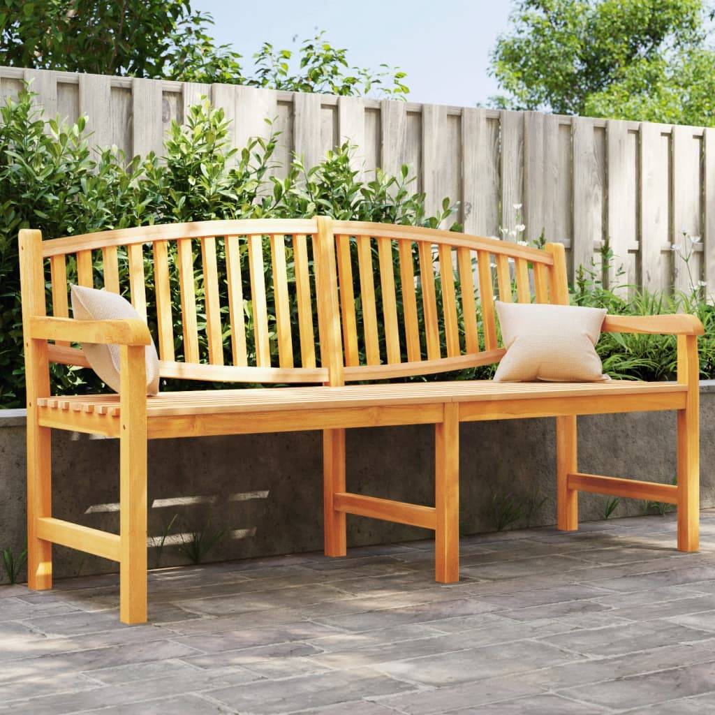 Maison Chic - Banc de jardin - Banc d'extérieur - Banquette 179,5x60x90 cm bois de teck solide - Imagen 2