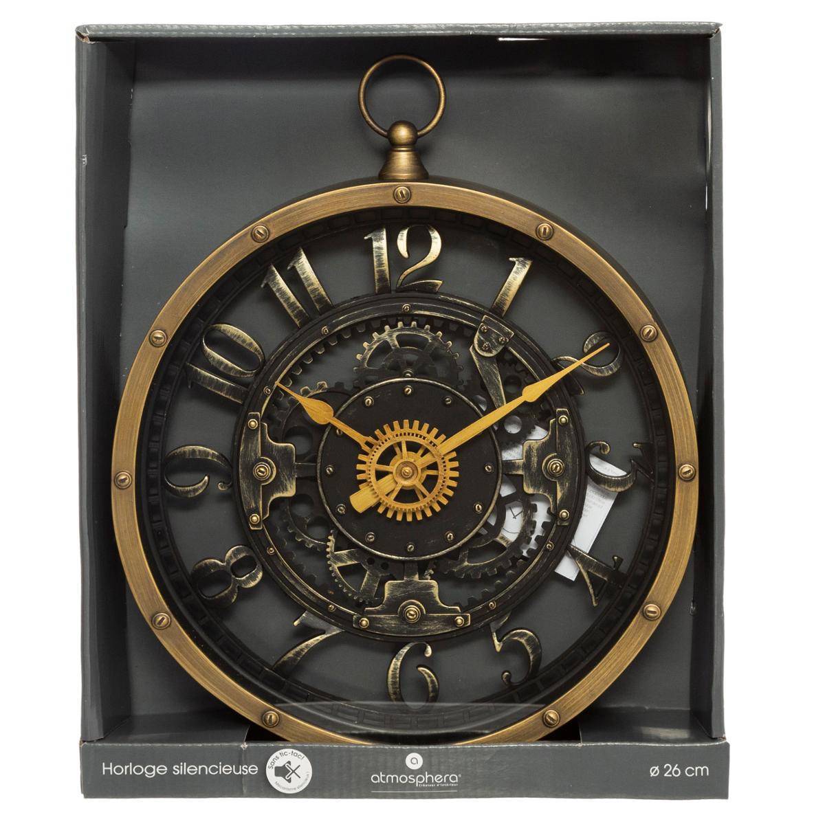 Atmosphera - Horloge "Mécanisme" D27cm - Atmosphera Créateur d'intérieur - Imagen 2