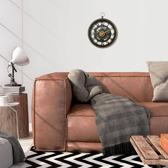 Atmosphera - Horloge "Mécanisme" D27cm - Atmosphera Créateur d'intérieur - Image 5