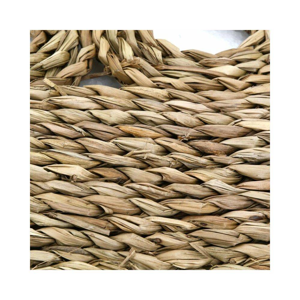 Aubry Gaspard - Tapis rond en jonc naturel Bohème - Image 3