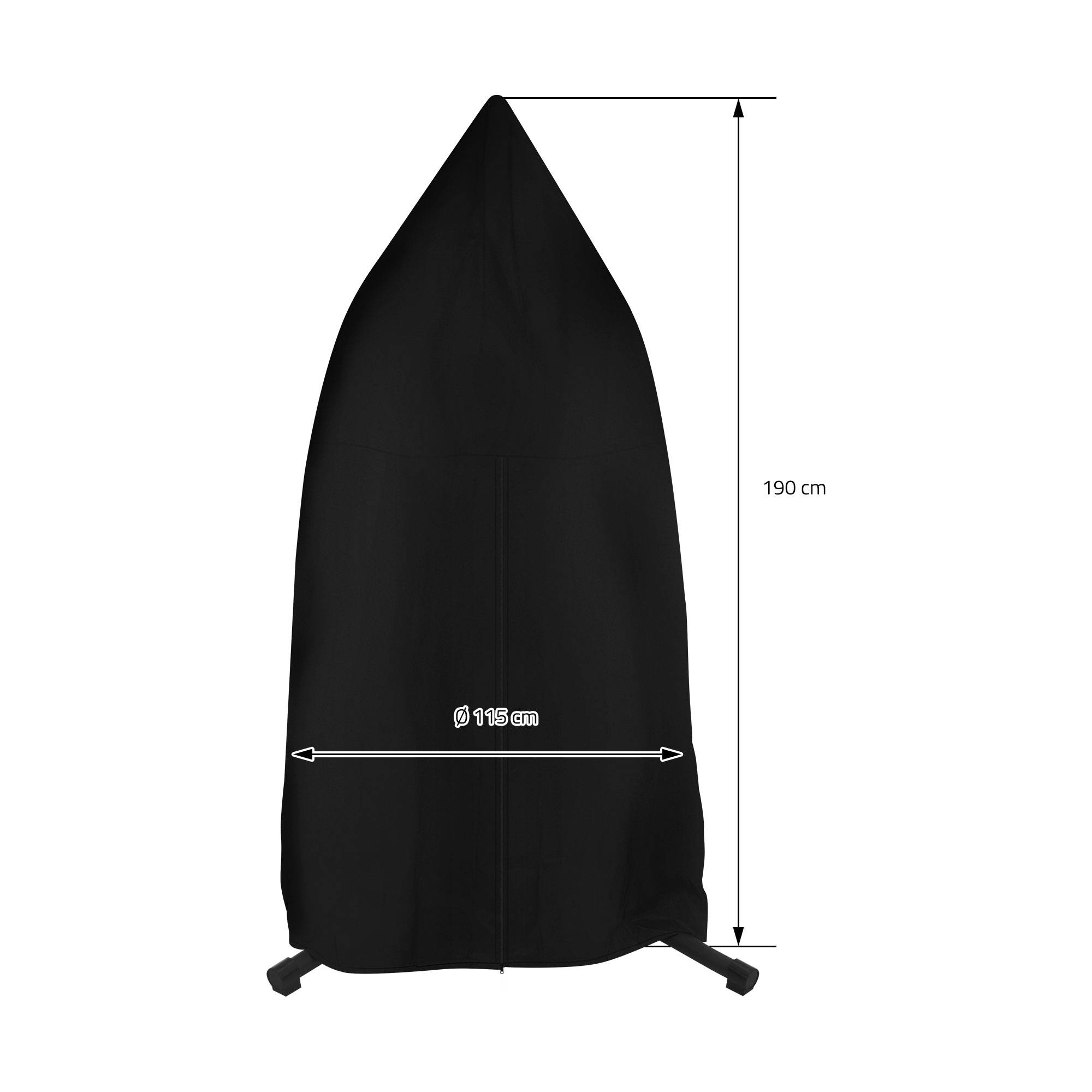 Housse de protection de fauteuil suspendu protection anti pluie imperméable noir - Image 6