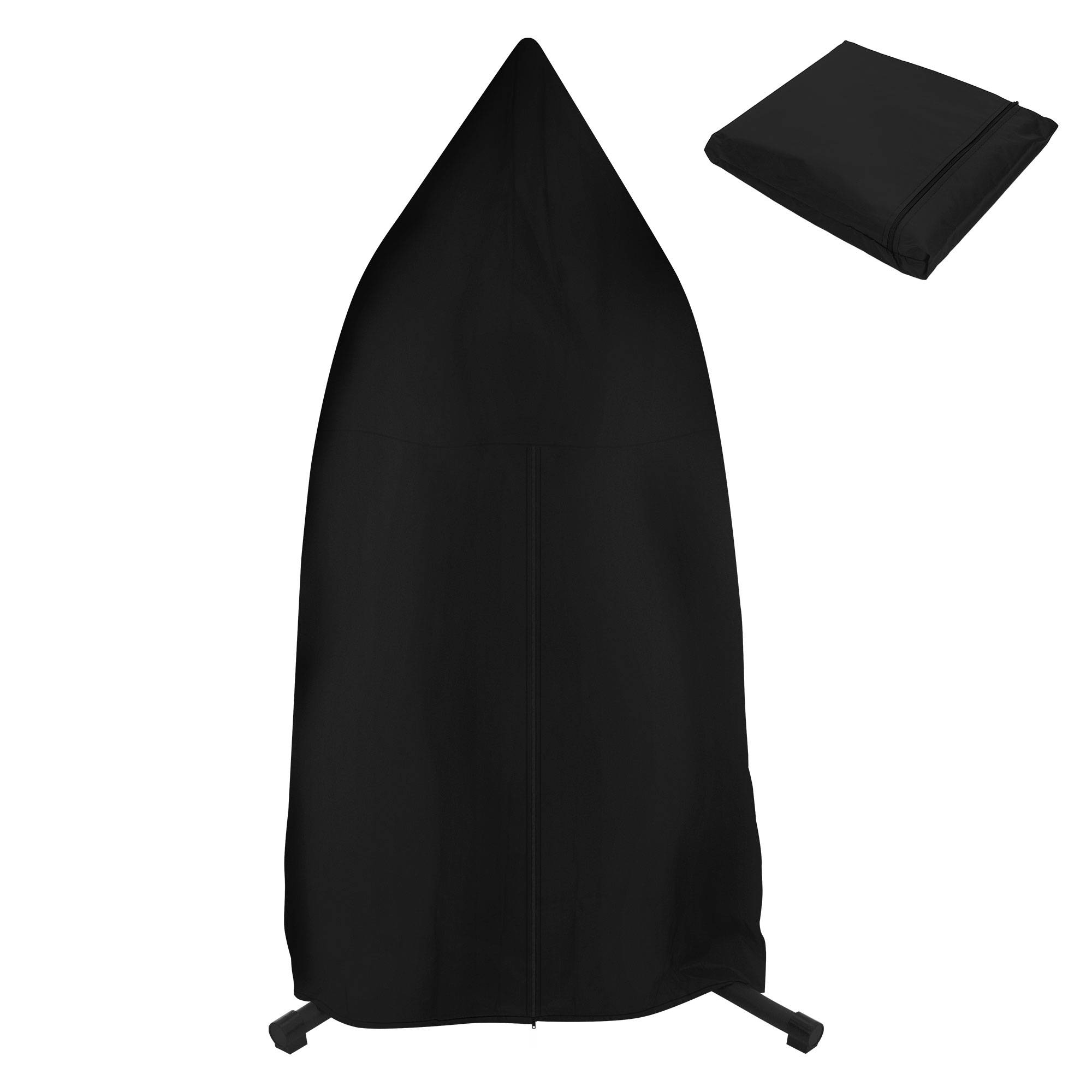 Housse de protection de fauteuil suspendu protection anti pluie imperméable noir - Image 1