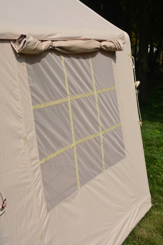 Tente Gonflable Familiale 4-8 Personnes Beige Imperméable Montage Rapide 5min - ComfortXL Outdoor Living - Image 5