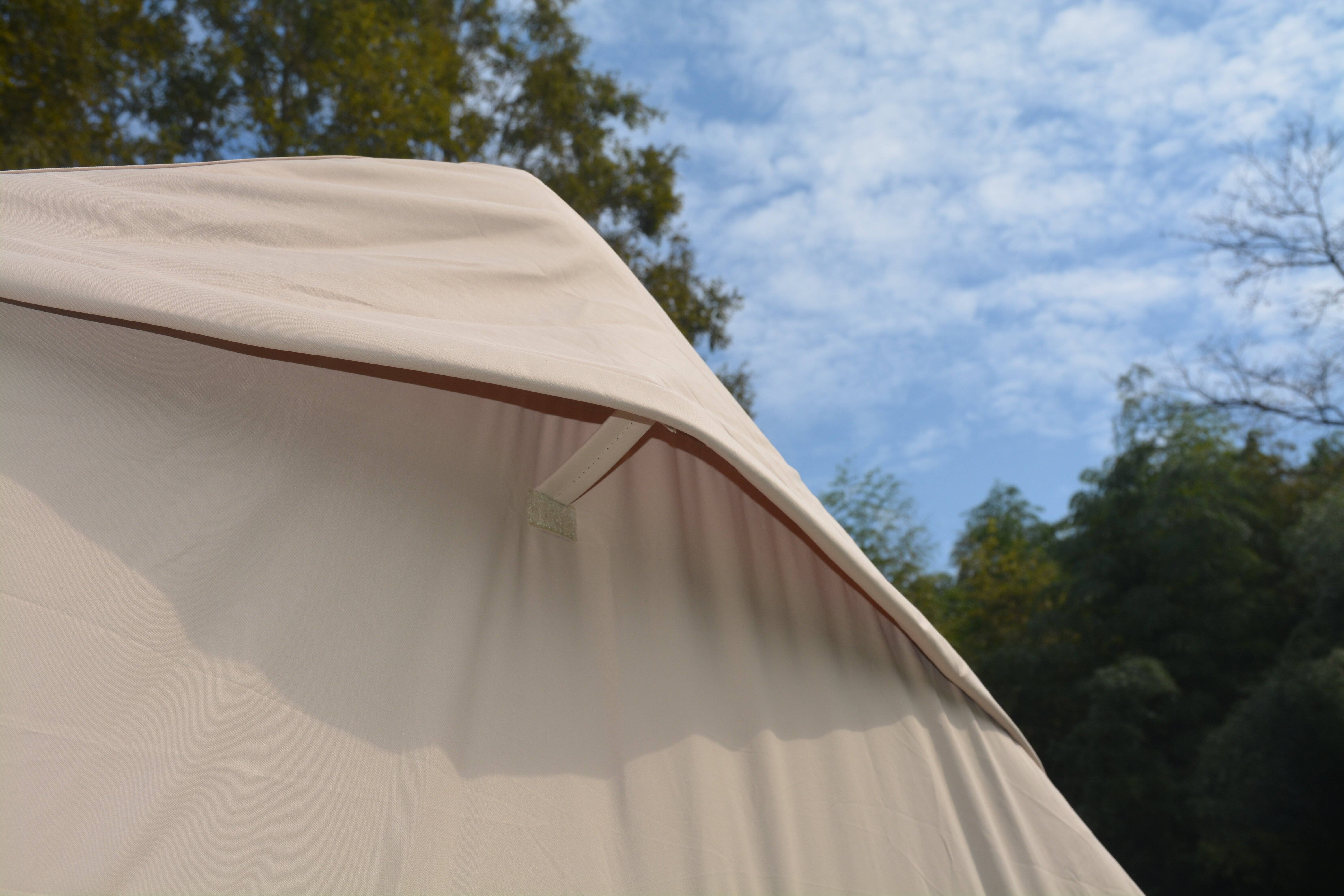 Tente Gonflable Familiale 4-8 Personnes Beige Imperméable Montage Rapide 5min - ComfortXL Outdoor Living - Image 8