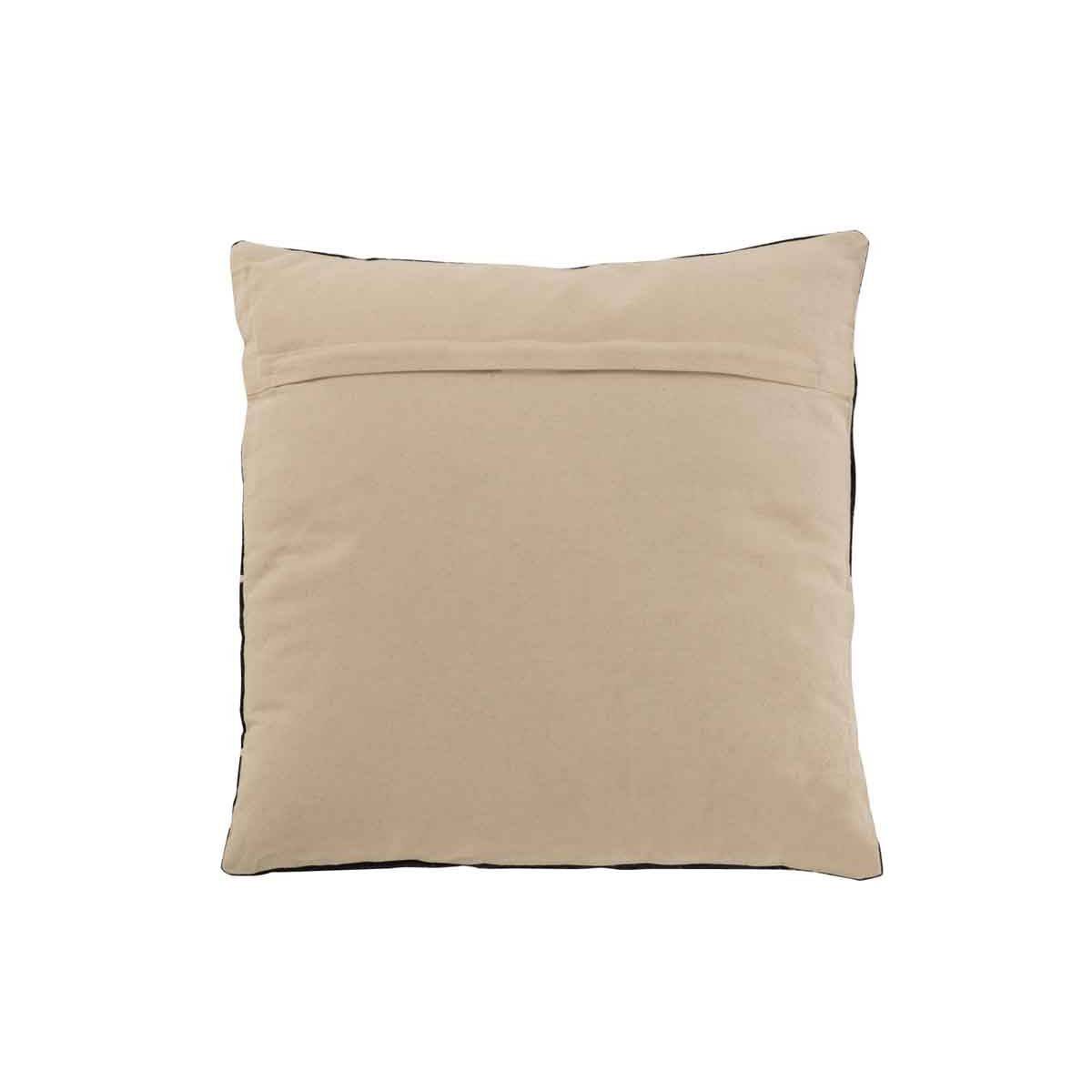 Coussin Déco "Dessin Graphique" 45x45cm Noir - Image 2
