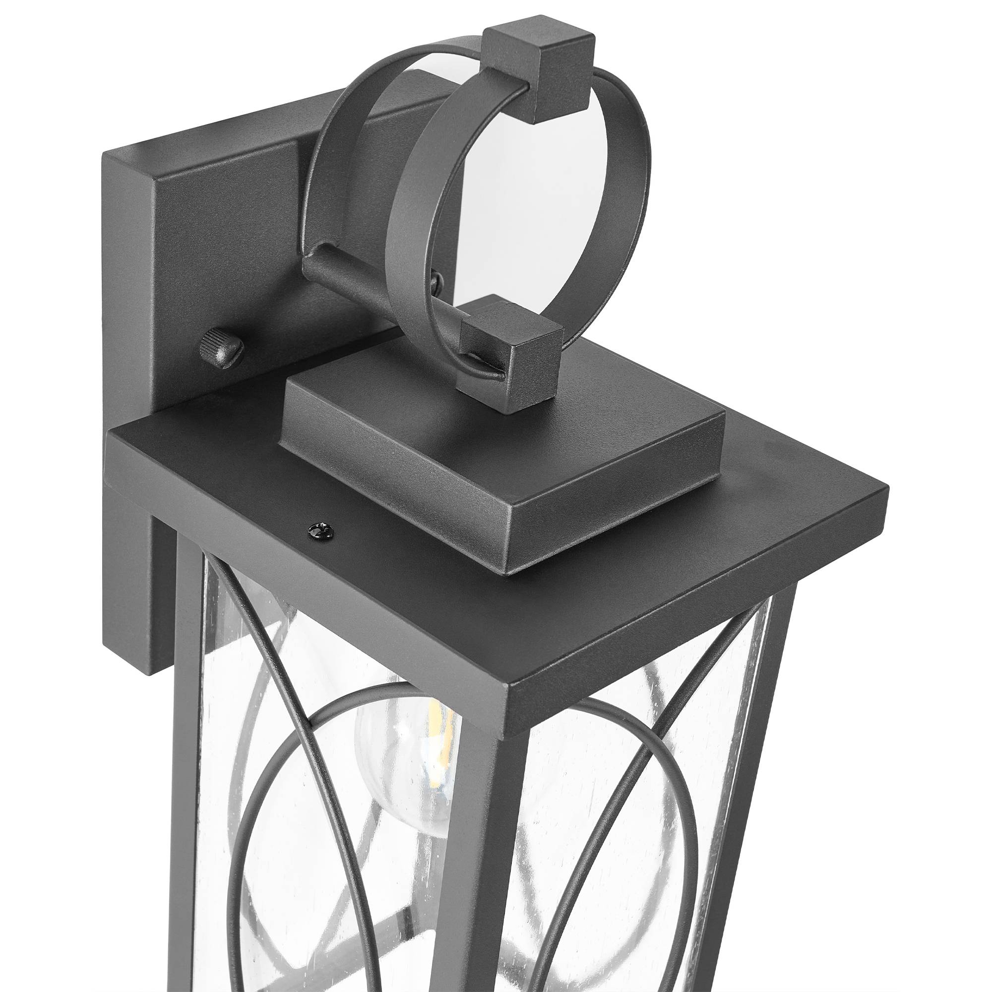 Beliani - Lampe murale pour l'extérieur Aluminium Noir BUZAU - 16x18x36- Beliani - Image 5