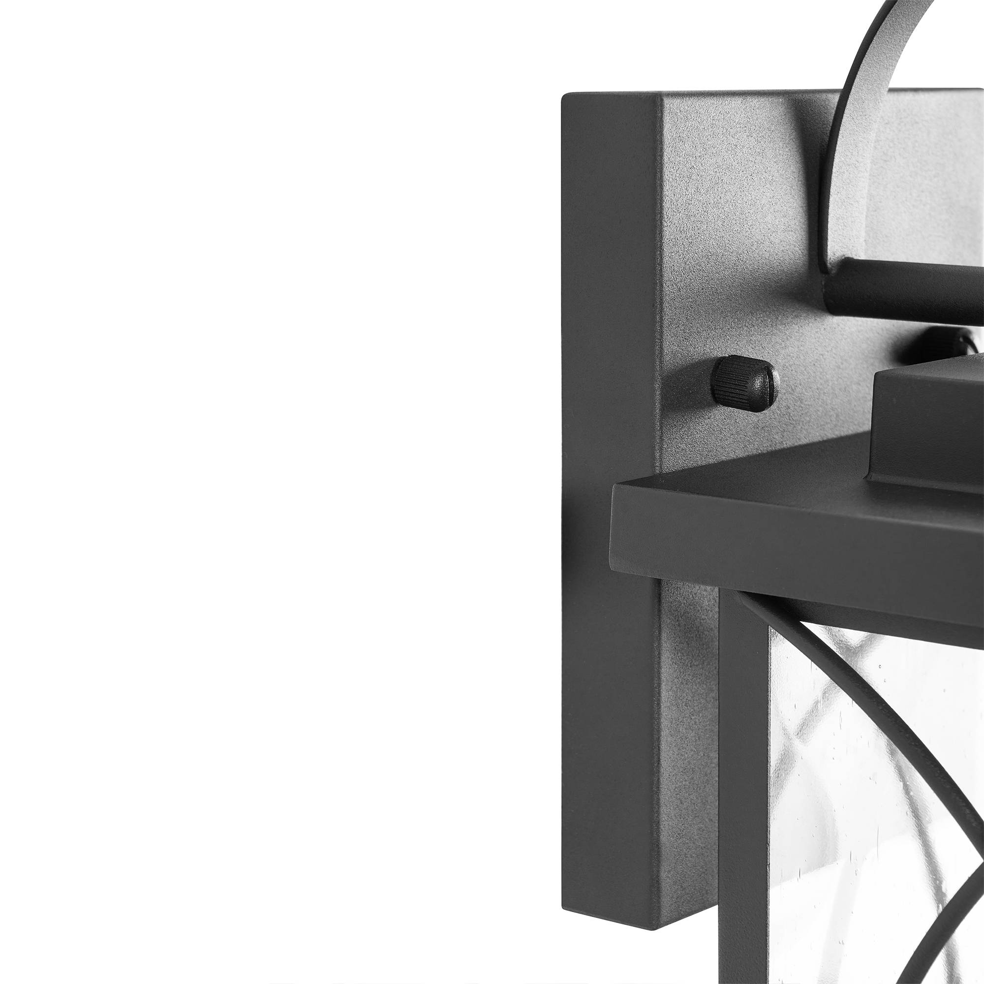 Beliani - Lampe murale pour l'extérieur Aluminium Noir BUZAU - 16x18x36- Beliani - Image 6
