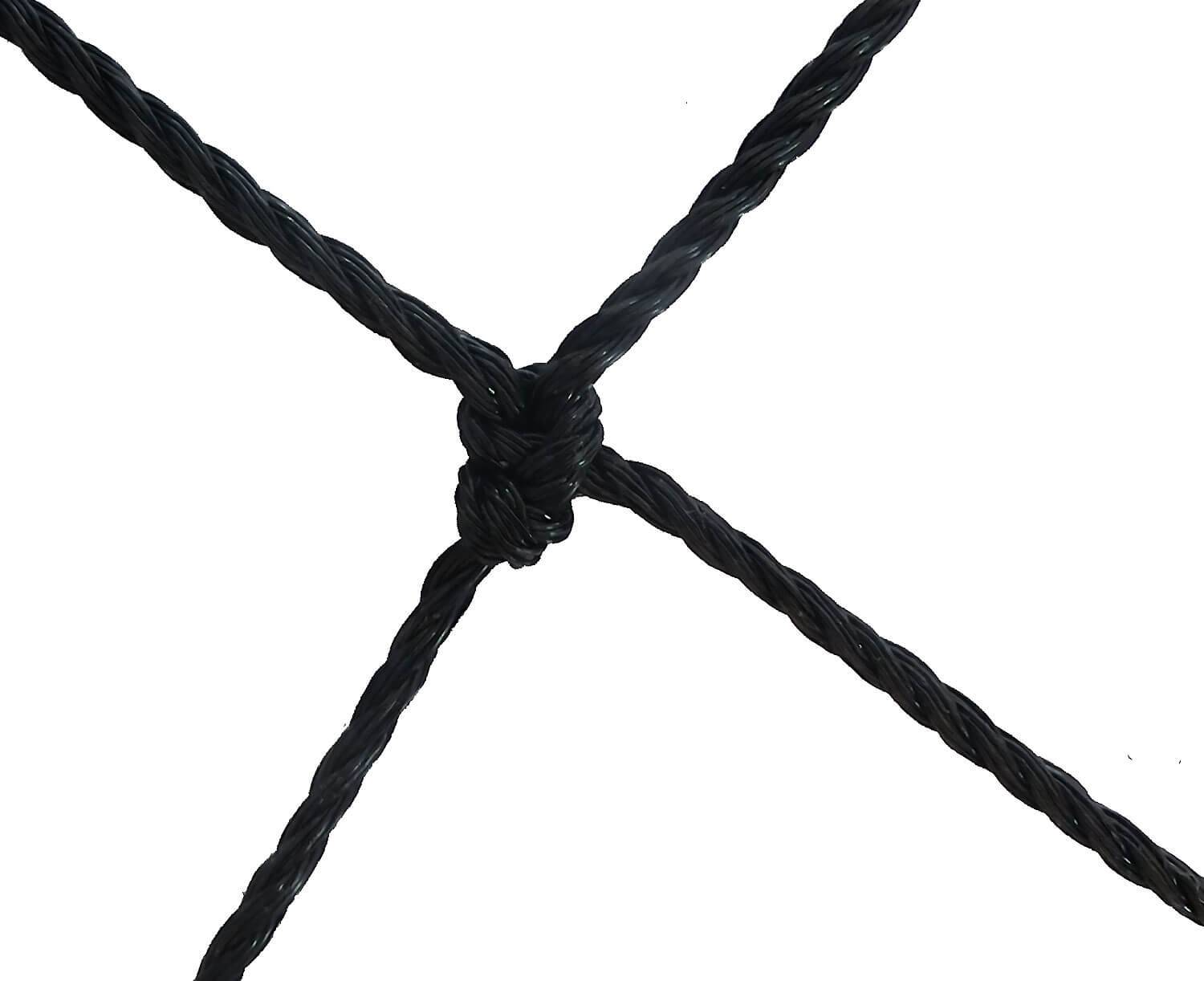 Maille Store - Filet de volière - Maille de 60mm Noir 10m x 20m 1.2 mm - Imagen 2