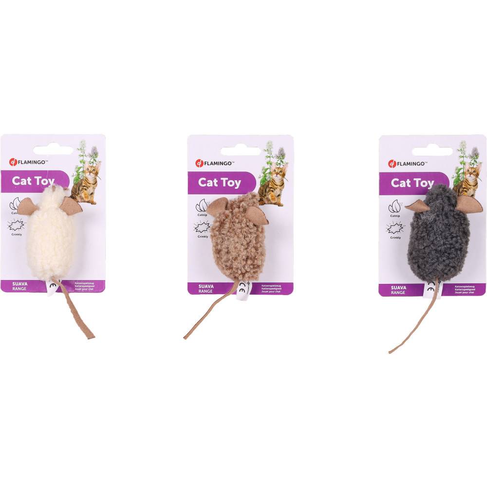 1 souris SUAVA 15 cm jouet pour chat, couleur aléatoire. - Imagen 4